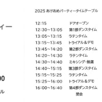 あけおめフリーダンスパーティに出かけました。
