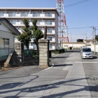 柏　陸軍東部第105部隊　柏飛行場の門柱