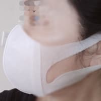 遂に出た、使い捨て立体マスクを初体験。