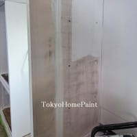 作り付けの収納棚を白く甦らせよう！③