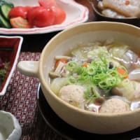 テレビドラマで観たスープを真似て
