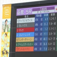函館競馬・２歳新馬戦で “白毛馬” 快勝．．．