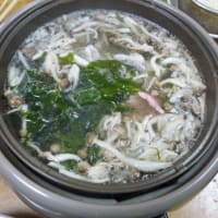 おばさんの料理教室　　豚肉のハリハリ鍋　😘