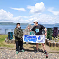 琉さんと洞爺湖マラソン2022(ハーフ)