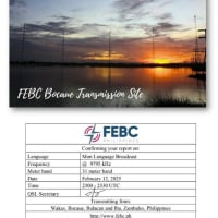 FEBC Philippines QSL 2025/4/29