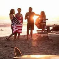 海岸で、２年ぶりのBBQ(Barbecue)