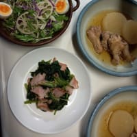 夜ごはん。
