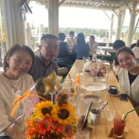 2025年5月　カフェ&バナナウインズでのお祝い写真🎉