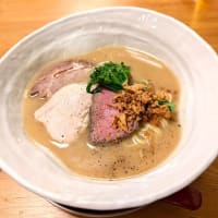 中華蕎麦円雀＠五井　え？！　これって吉野家の牛丼味の牛骨白湯ラーメン？！　スープから伝わる牛丼の味に衝撃です！！（主観強め…）