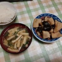 金沢の春の家庭料理ソウルフード・・・筍と昆布の煮物・・・