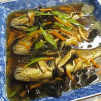 イシモチの中華風餡かけ