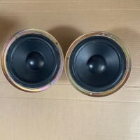 古スピーカー　エッジ交換に挑戦を