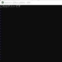 Vi (Vim) 超入門-新規ファイル