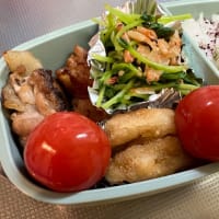 桜とお弁当