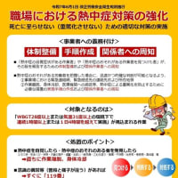当協会の取組紹介(熱中症対策の取組の強化)
