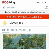 gooブログとお別れ