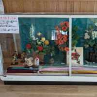 篠窪（しのくぼ）の隣町 秦野市西公民館にお花を展示　(2024/06/04）