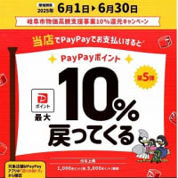 PAYPAY AUPAY 10％還元キャンペーン