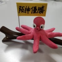 ヘアクリップ　タコ付