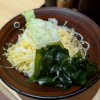 7月6日夕食武蔵浦和・生そばかき揚げ彩むさし