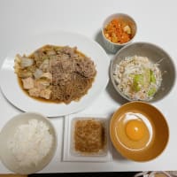 一緒に夕飯作り