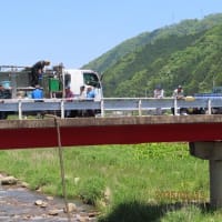 久日市＆琵琶湖産アユの放流
