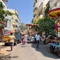 南インドの旅（その77）；ジョージタウンを歩く