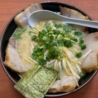 【お花茶屋】 博多魂ラーメン お花茶屋店「ネギチャーシューメン(1000円)＋チャーハンセット(180円)」