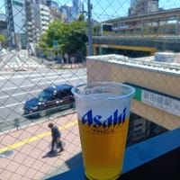お気に入りの「Newdays」イートインで生ビール330円＠飯田橋駅前店2階