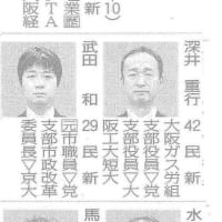 堺市議会選挙　西区　立候補者