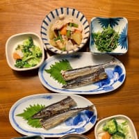 焼き秋刀魚定食