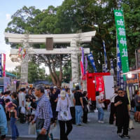 清正公夜市と吹奏楽