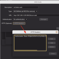 OrthancにDICOM-web経由でWindowsのWeasis Viewerを接続、使用する方法。