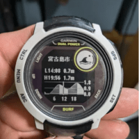 Garmin　instinct2 tide 潮汐データ！