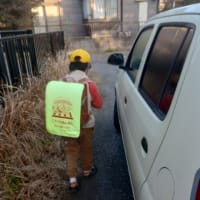一年生を終業した息子ちゃん