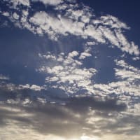 雲の中のある落日（20250503）（土）