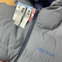 【Marmoto】シームレスダウン、【ラーメンスープのシミ】を落としてふっくら仕上げました。