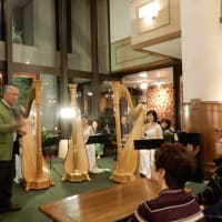 信州長期滞在の旅　第五日目　ハープの生演奏　2019.10.18　「26」　cafe  de  harp  白馬樅ノ木