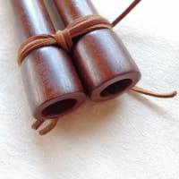 ダブルフルート（複管笛）G管　木製管
