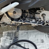 AXISＺの駆動系グリスアップとWR調整