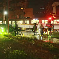 雨の夜に