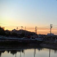 地震の10日前の西の空の雲