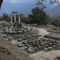 2009年　ヨーロッパキャンプ旅行　ギリシャ　デルフィ