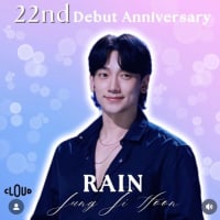 2024/04/24RAIN HAPPY22nd Debut Anniversary