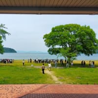 レイクスクール２日目　退館式　近江八幡の風景