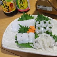 夫の釣果で晩ご飯