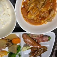 昨日は鶏肉のトマト煮