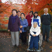 『紅葉を楽しみました』