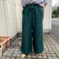 denier  涼しいリネンパンツ2選新着‼️