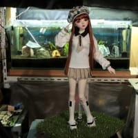 小さいドール　野外撮影のアイテム